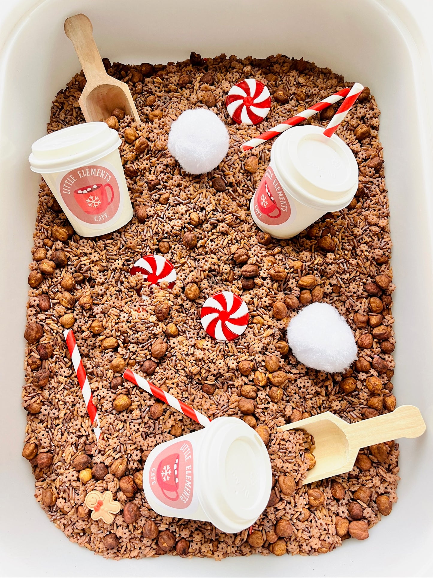 Hot Cocoa Sensory Rice