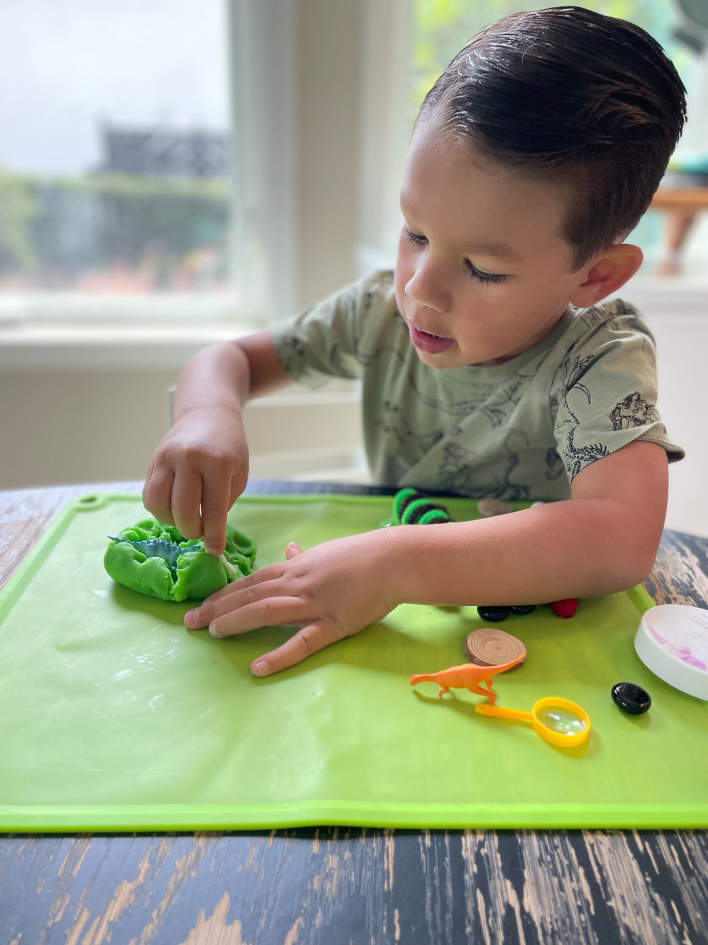 Dino Play Dough Jar