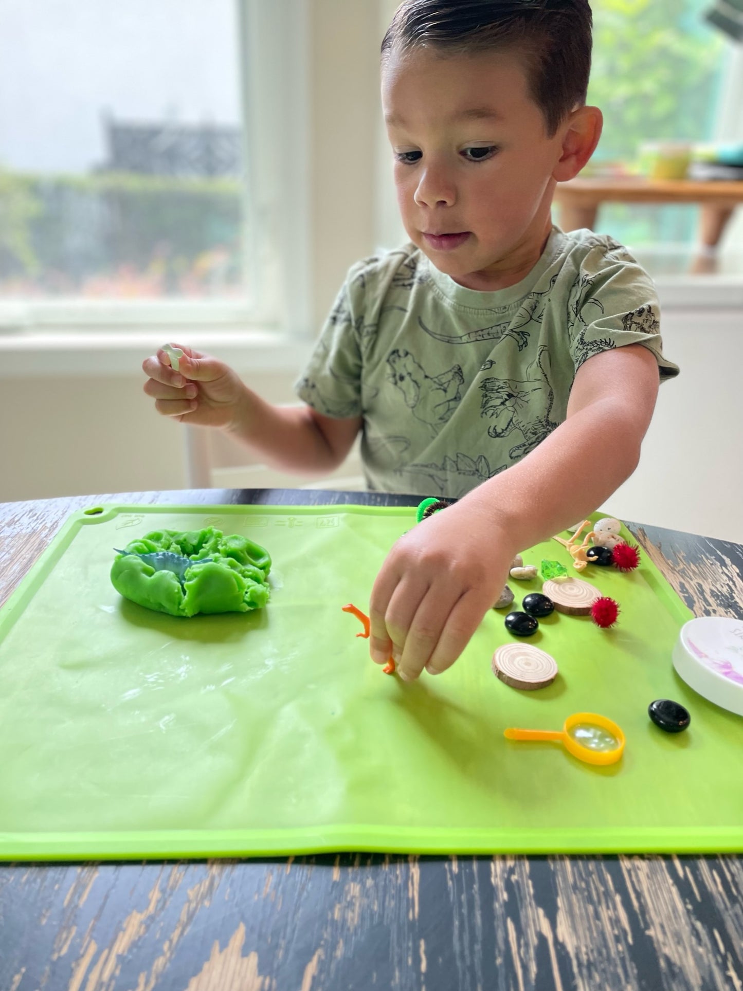 Dino Play Dough Jar