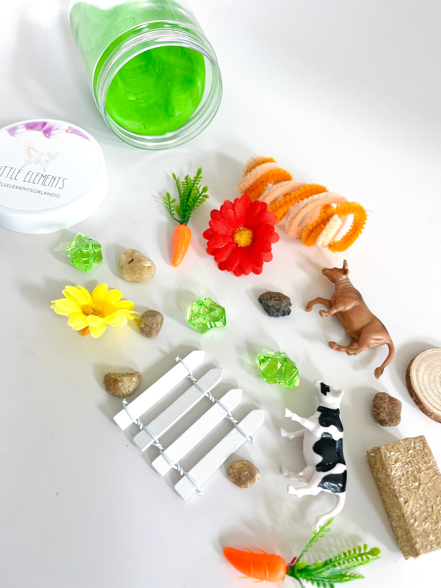 Farm Play Dough Jar