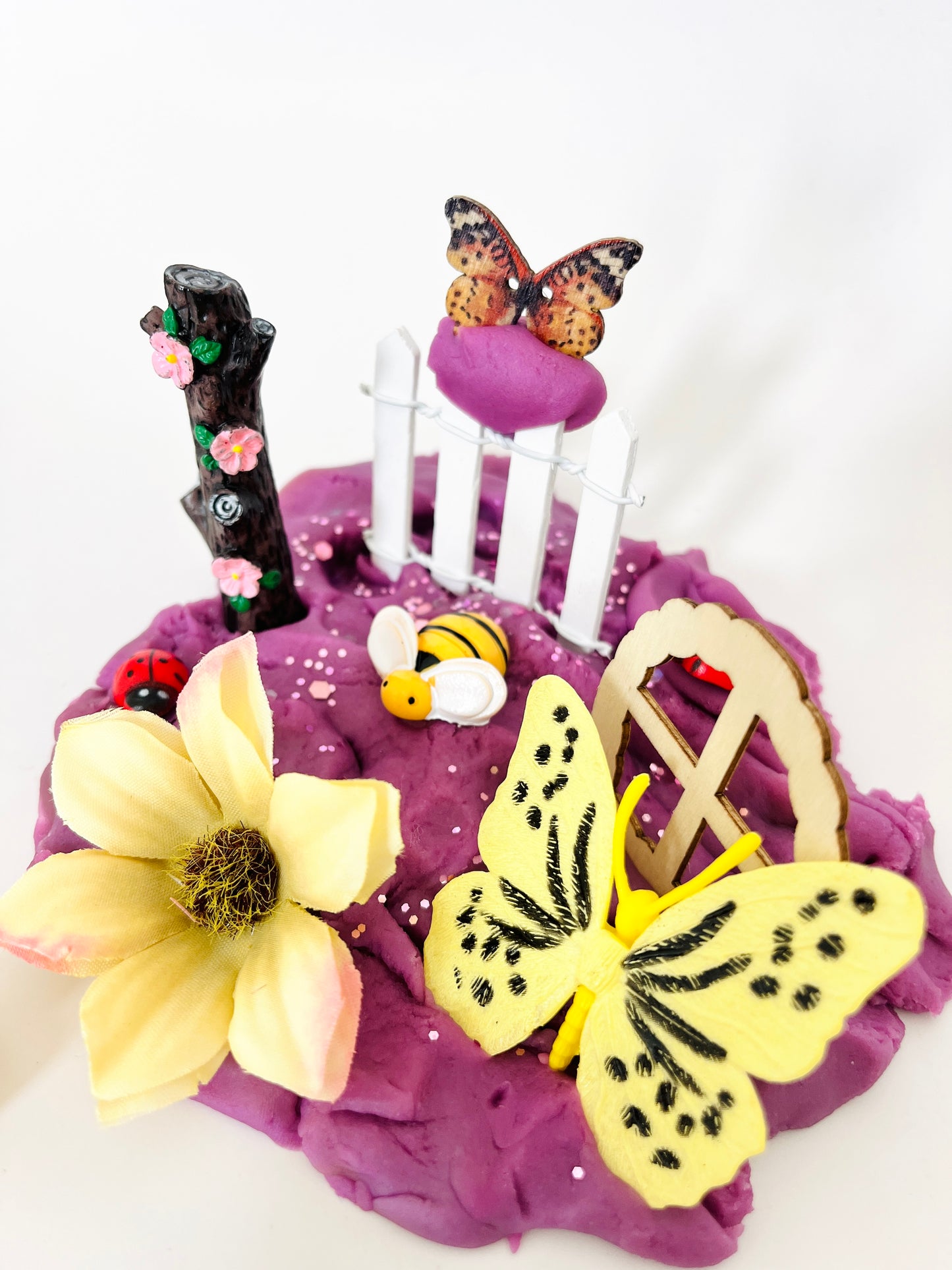Butterfly Garden Play Dough Jar