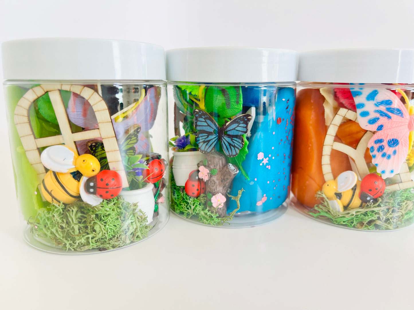 Butterfly Garden Play Dough Jar