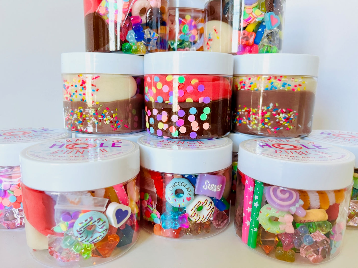 Party Favor Playdough Jars