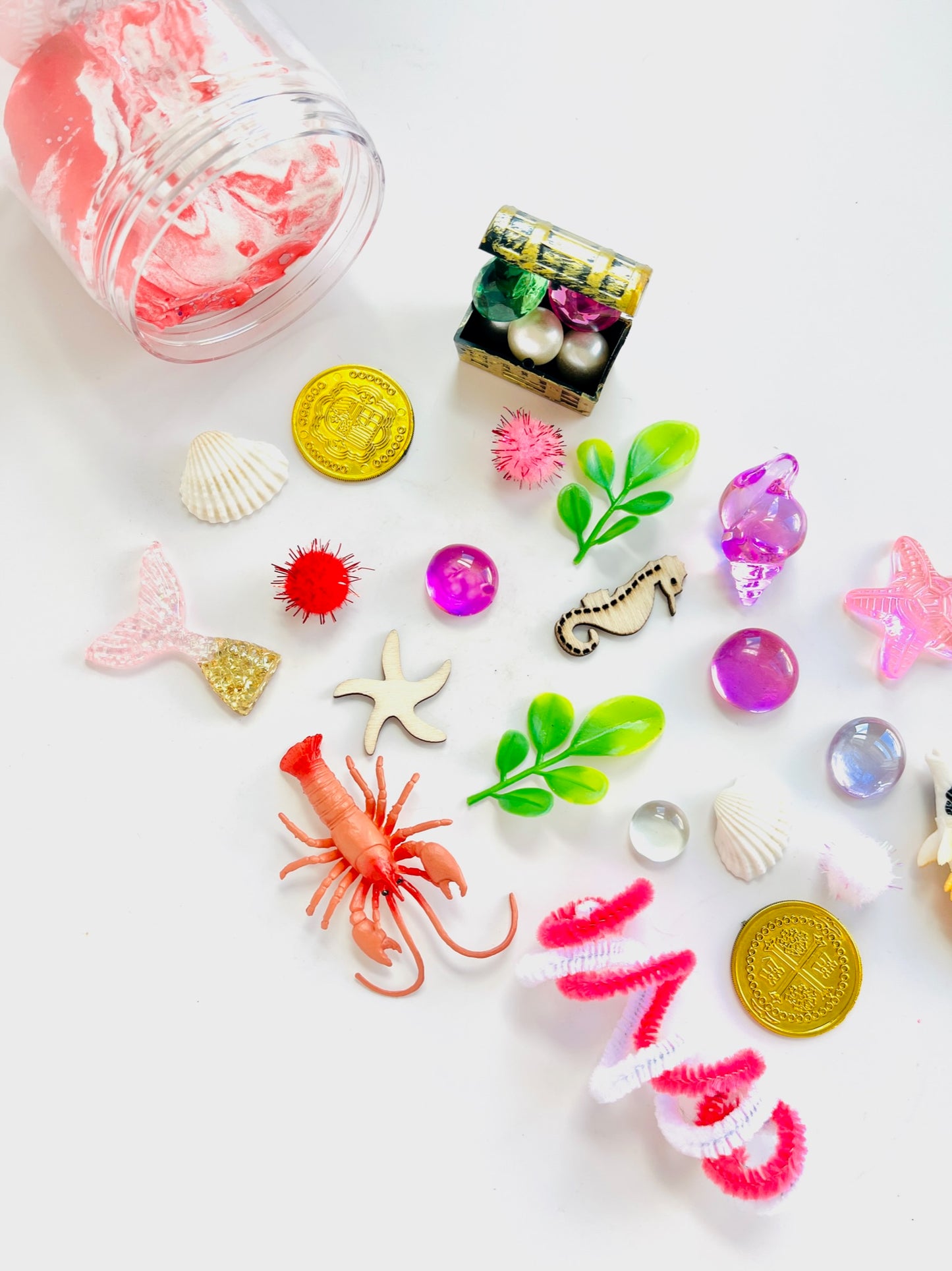 Mermaid Play Dough Jar