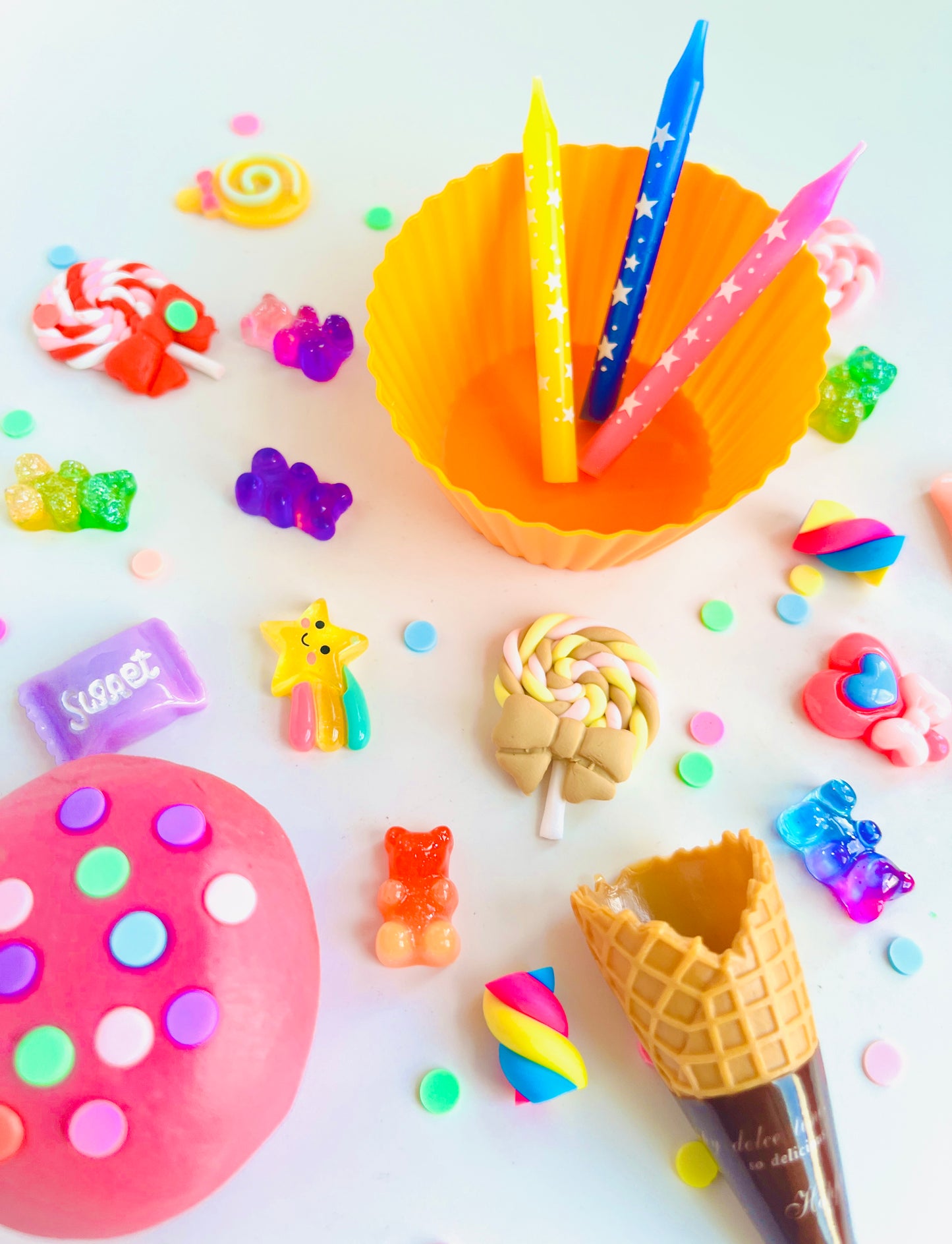 Birthday Cupcake Play Dough Jar