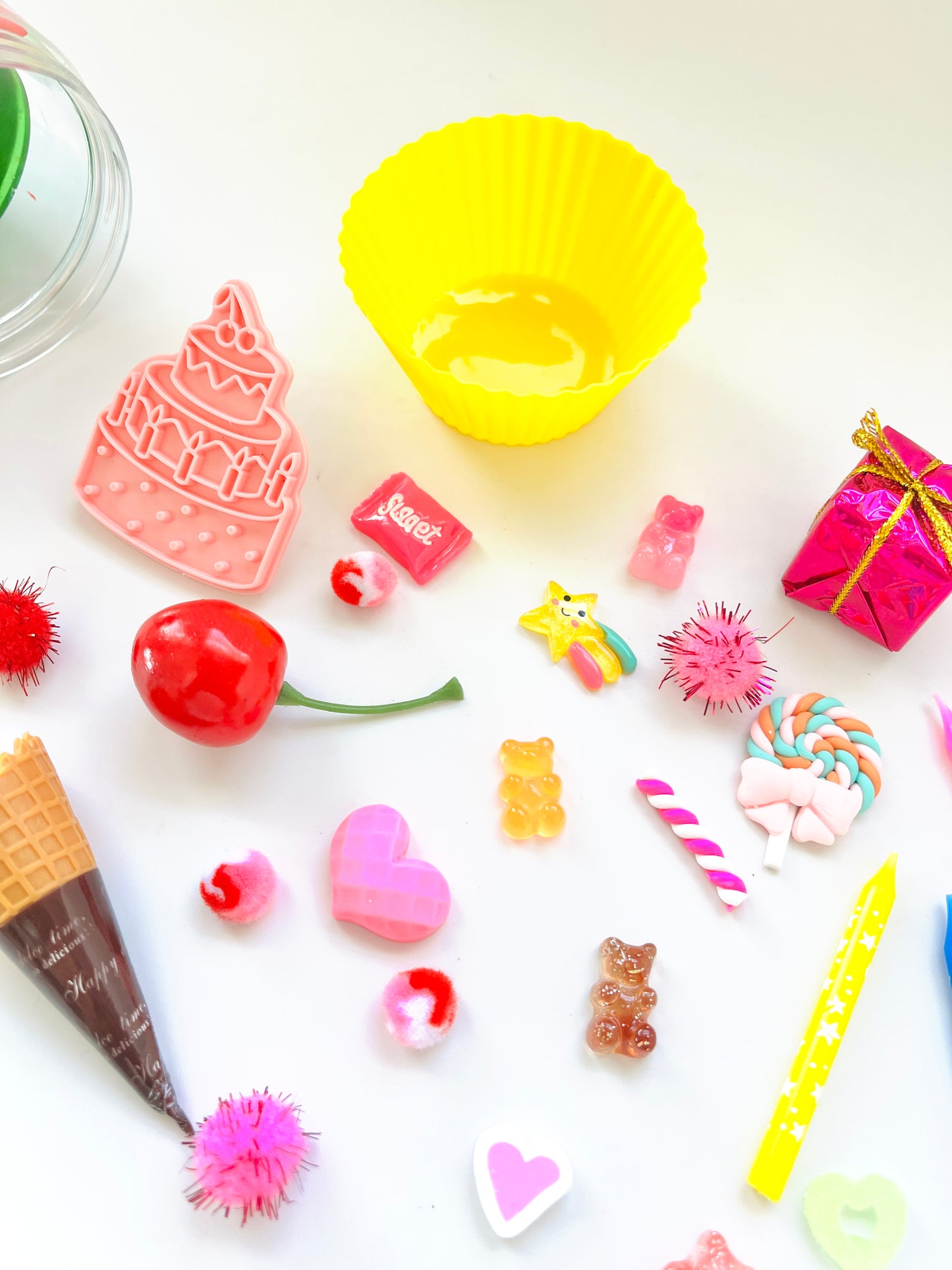 Birthday Cupcake Play Dough Jar