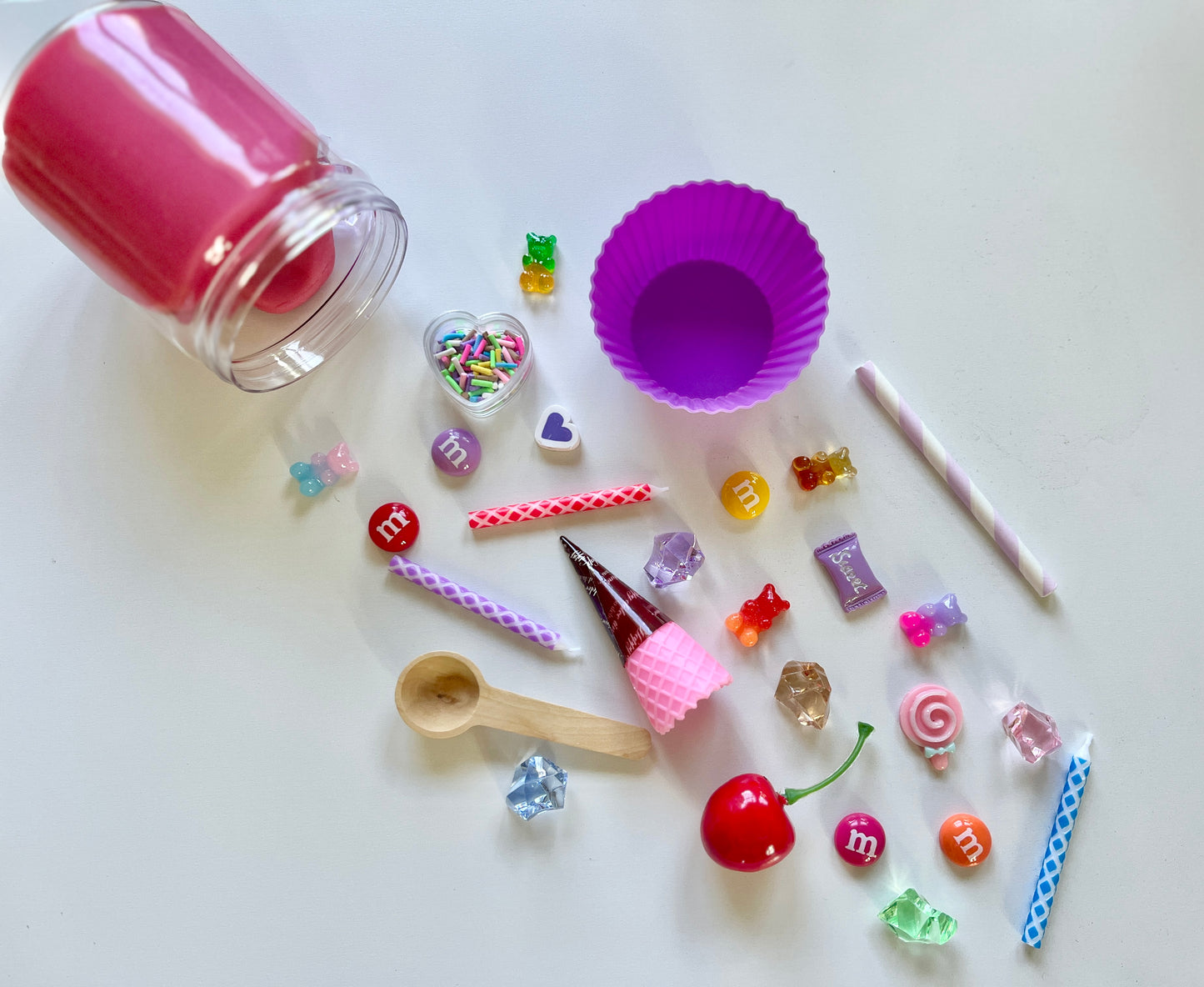 Birthday Cupcake Play Dough Jar