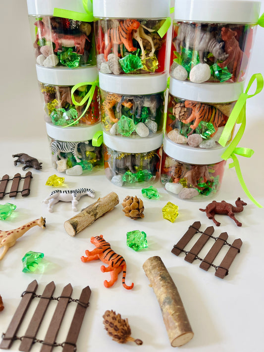 Party Favor Playdough Jars