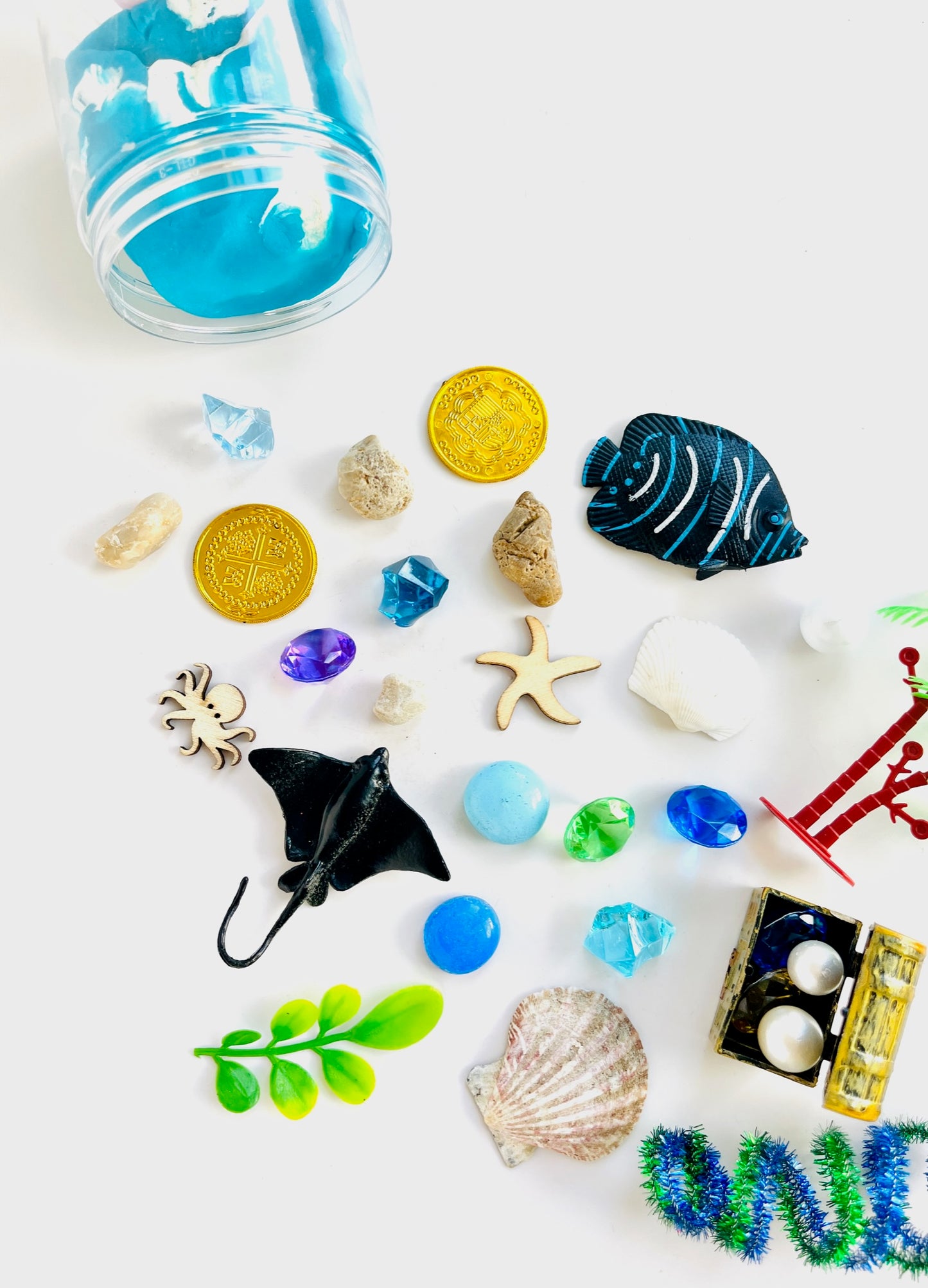 Ocean Play Dough Jar