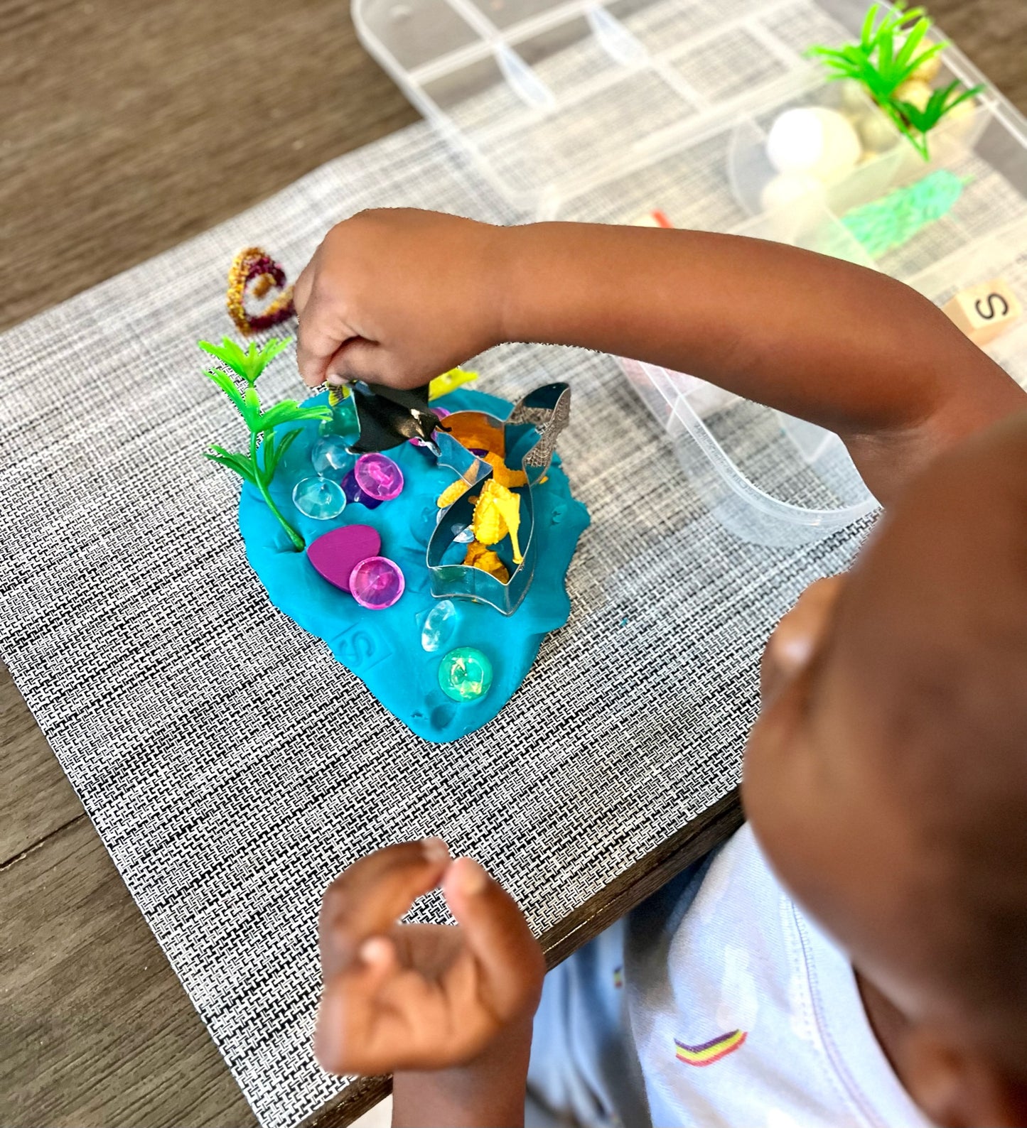 Ocean Play Dough Jar